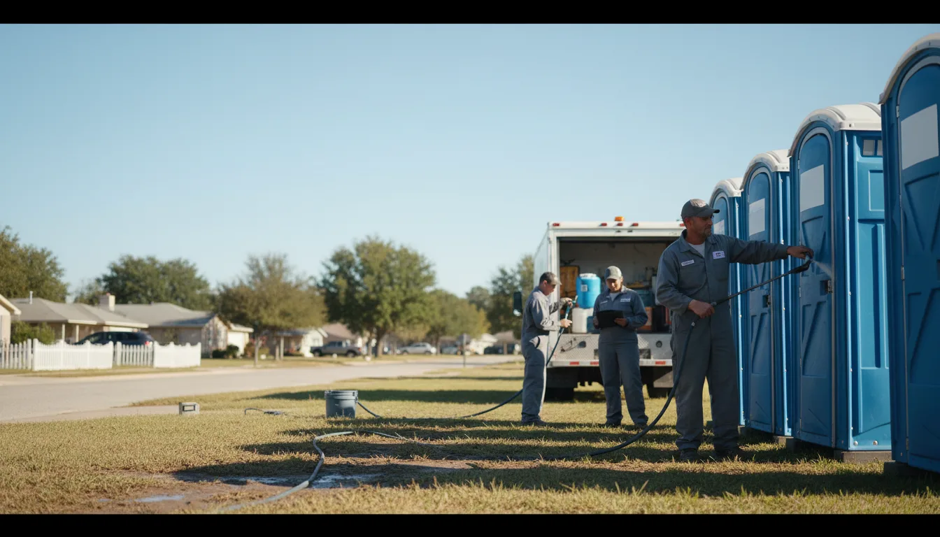 Long-Term Portable Toilet Rental in Pleasant Valley, IA near me
